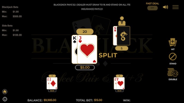 Blackjack Perfect Pairs: what is it and how much does it pay?