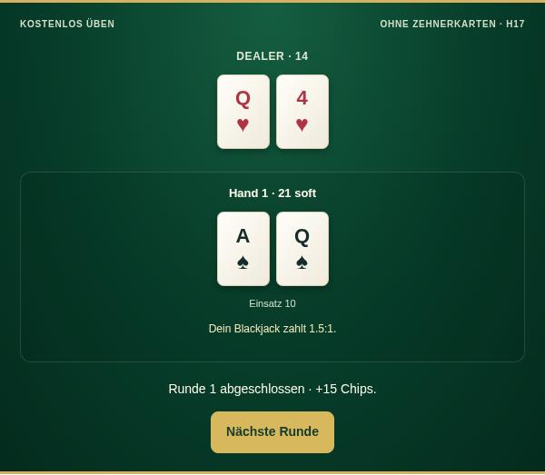 Match Play 21: Vorschau des Übungsspiels