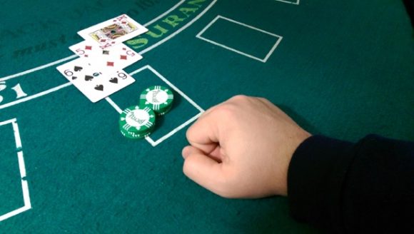 blackjack table