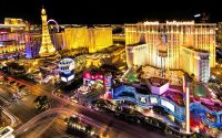 las vegas night time shot