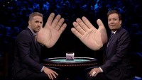 Ryan Reynolds Faces Off With Jimmy Fallon in “Slapjack”